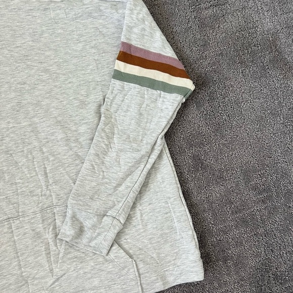 Madewell MWL Icy Heather Gray Superbrushed Easygoing Hoodie - Picture 3 of 6